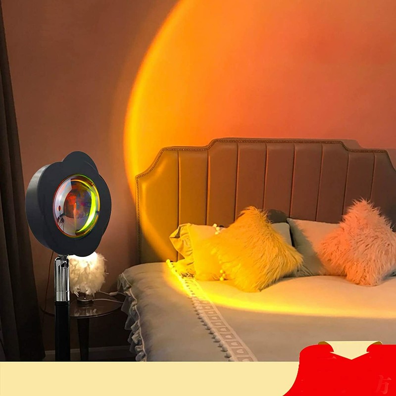 Sunset Projection Lamp,180°Rotation LED Rainbow Projector Night Lights Decorativ gallery