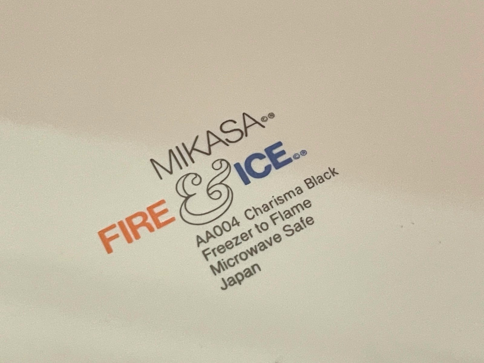 Mikasa Charisma Black Fire & Ice (Set Of 3) Casseroles 6 3/4" & 8 1/2" & 10 1/2" gallery