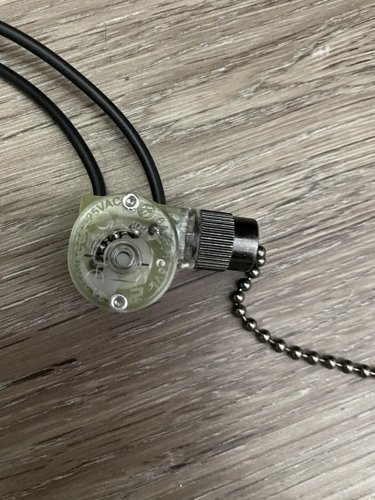 Ceiling Fan Light Pull Chain, On/off. Pull Chain Color As In Pictures