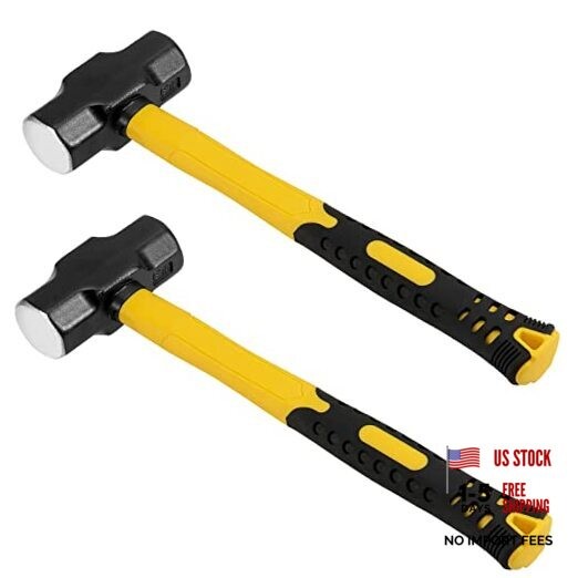 PCS 14 Inch Sledge Hammer, 3 Pound Drilling Club Hammer Sledge With 3 Lb 2 gallery