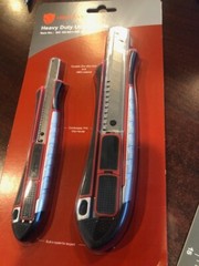 ORIENTOOLS Utility Knife Box Cutters Retractable 2-Pack Set. New in package,