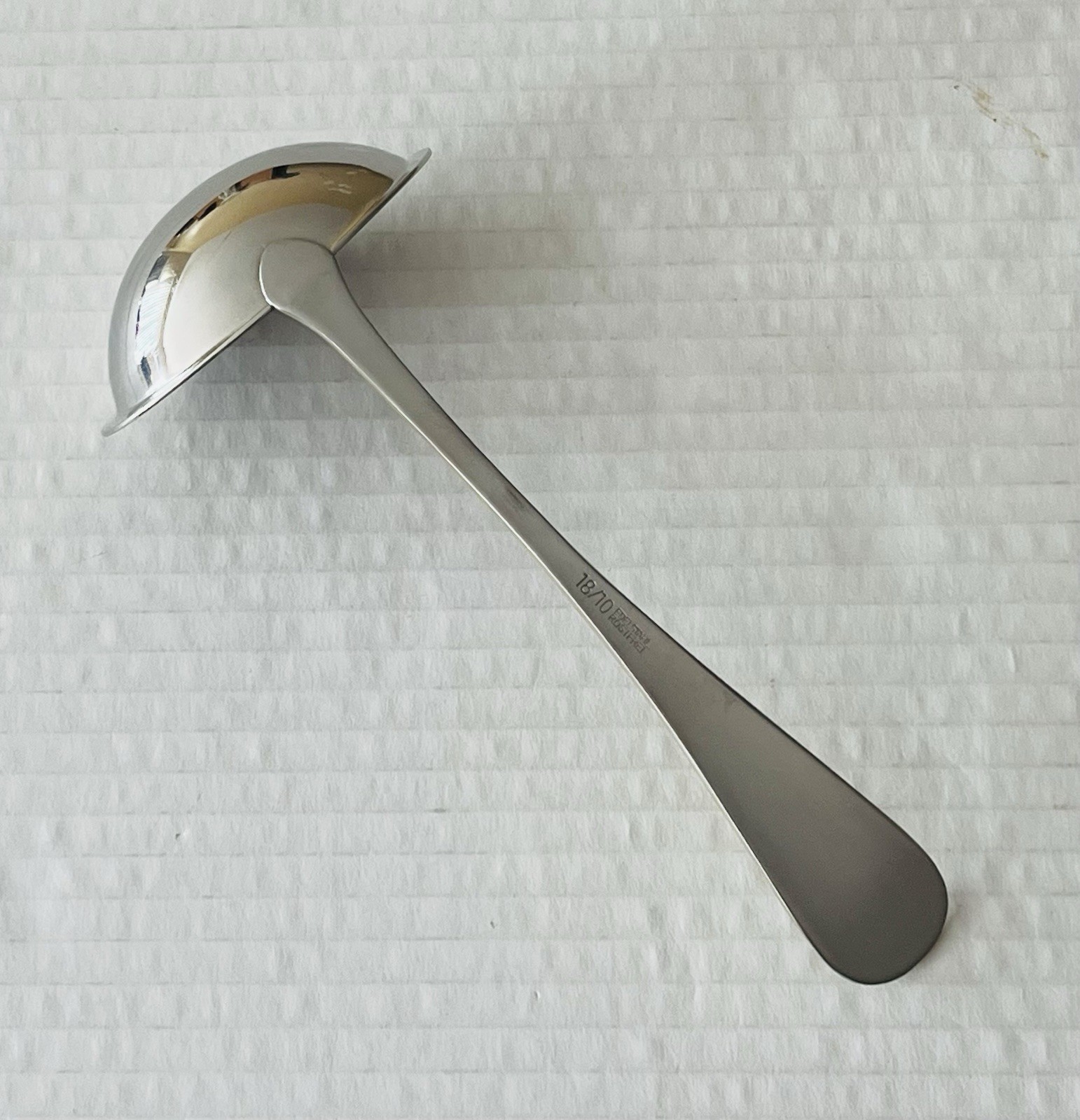 Gravy Ladle Stainless with Gold Accent Edelstahl Rostfrei Glossy gallery