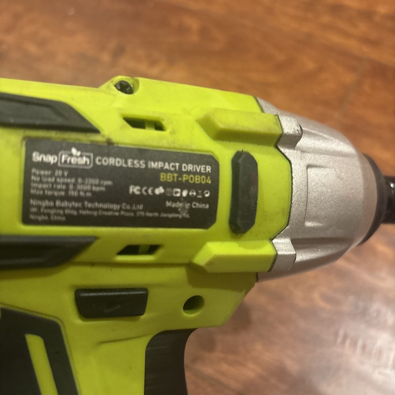 Snap Fresh Cordless Impact Driver 20V BBT P0B04 gallery