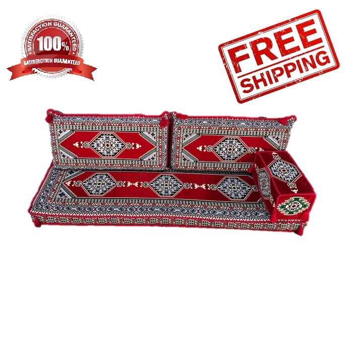 Arabic Sofa Set Turkish Ottoman Kilim Corner Cushion pillows Lounge Couch Cover gallery