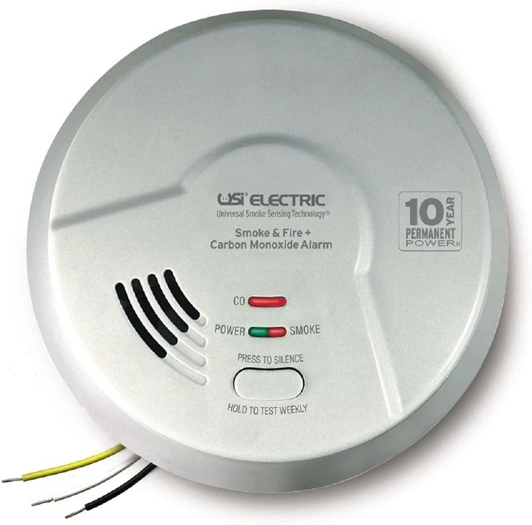 USI Electric 3-in-1 Model MIC1509S, Smoke, Fire, Carbon Monoxide Alarm, Detector gallery