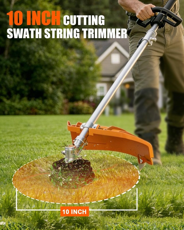 26cc 2-stroke Grass String Trimmer Lawn Mower Gas Trimmer WeedEater Powerful gallery