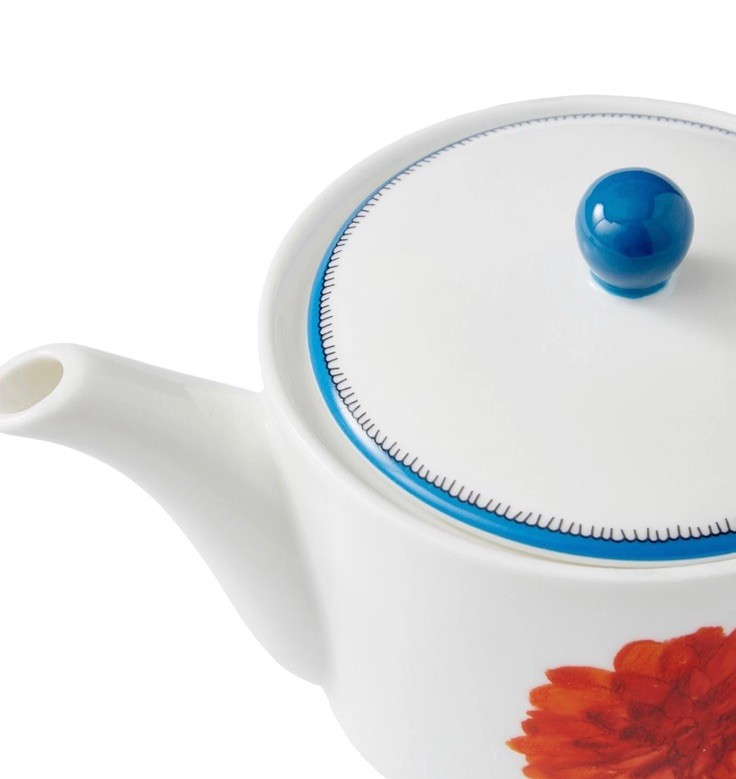Brand New Spode Kit Kemp Doodles Design ‘Flower Power’ Tea Pot 2 Pint/1.1 L gallery