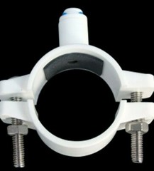 1/4″ Drain Saddle Valve Clamp for RO Systems, 1/4″ Quick fit Connector