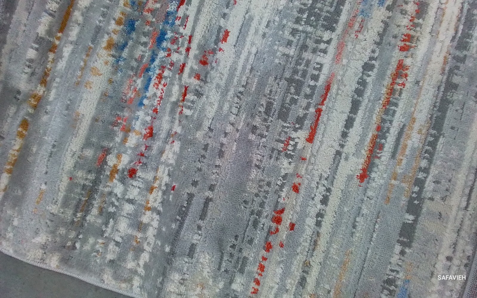 LT GREY / RUST 9'-0" x 12'-0" Back Stain Rug, Reduced Price 1172797785 SHV191P-9 gallery