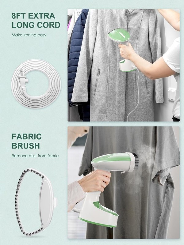 Portable Folding Clothes Steamer 25 Sec Heat Up 20g Min Travel Wrinkle Remover gallery