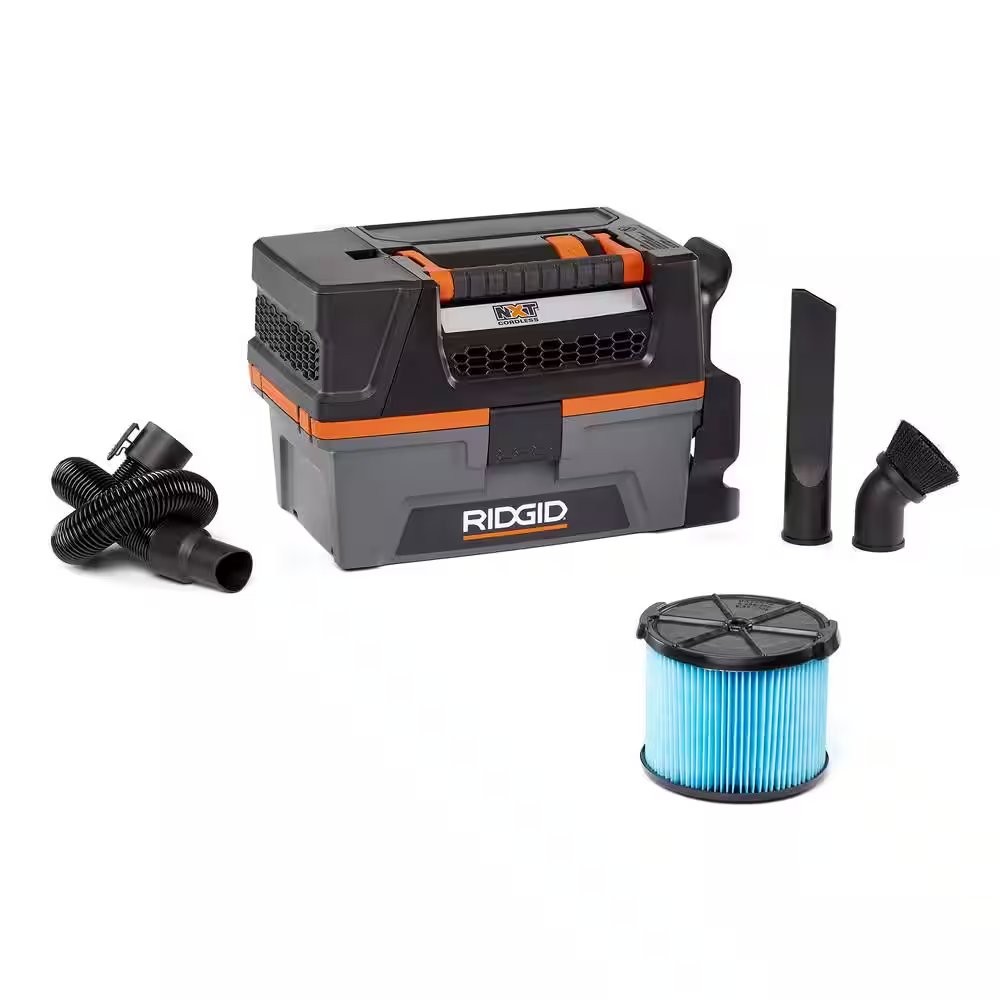 3 Gallon 18-Volt Cordless Handheld NXT Wet/Dry Shop Vacuum (Tool Only) with Filt gallery
