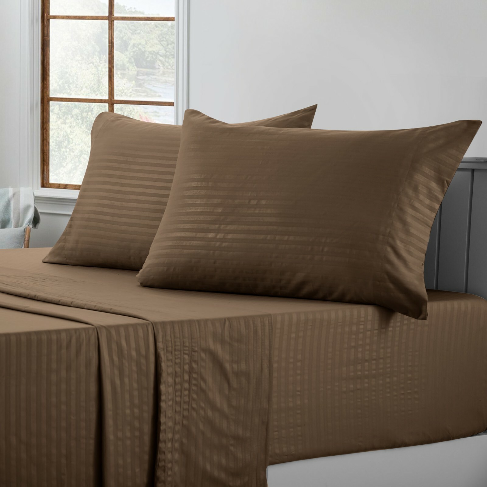 4Piece Bed Sheets 1800 Series Microfiber Comfort Deep Pocket Hotel Bed Sheet Set gallery