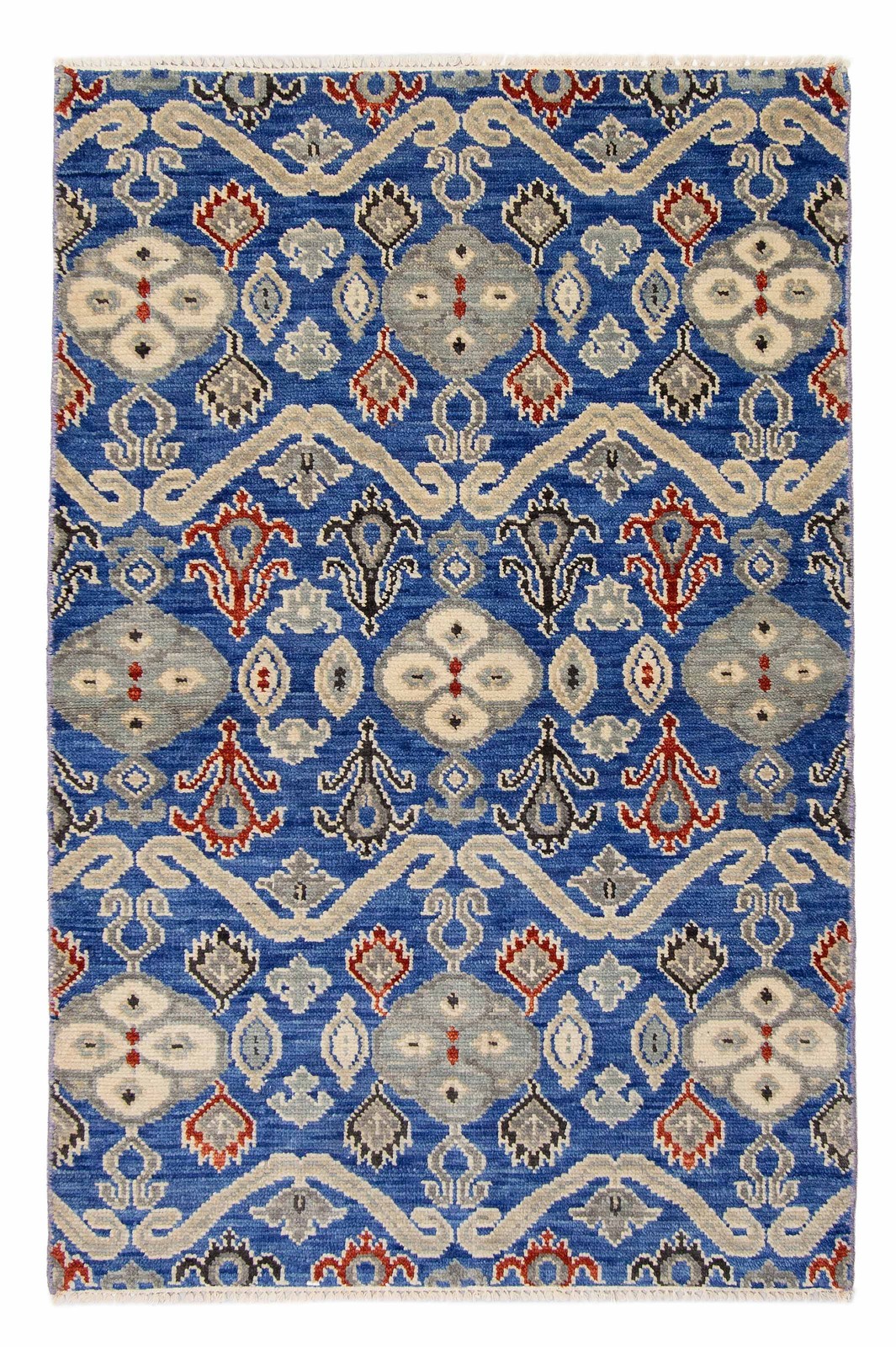 3'11" x 5'9" Hand Knotted Area Rug Traditional Oriental Wool Carpet gallery