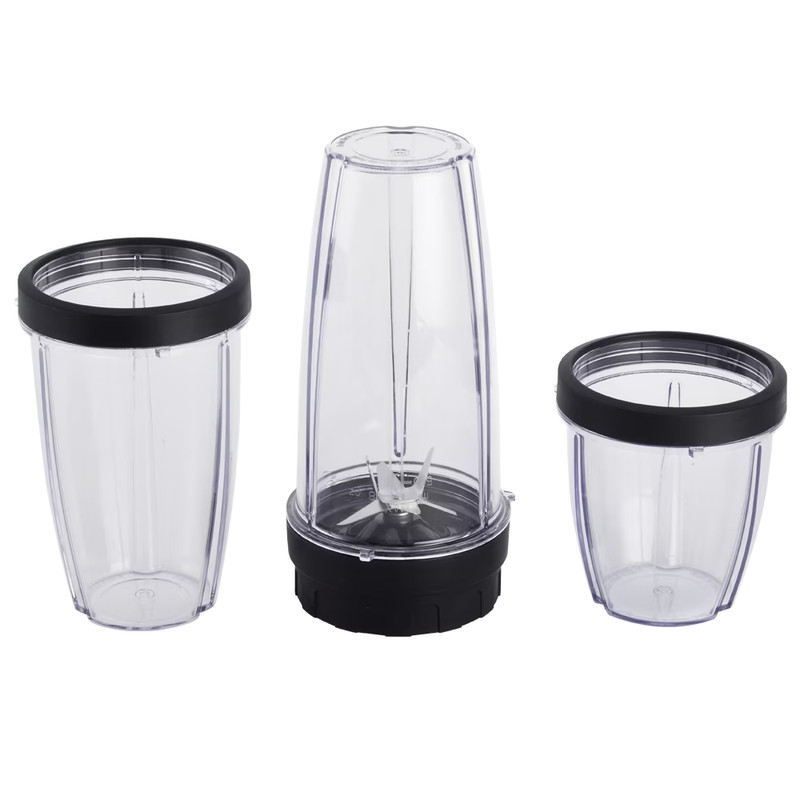 Mainstays 10-Piece Personal Blender Set 300W Smoothie Maker 3 Jars Black NEW gallery