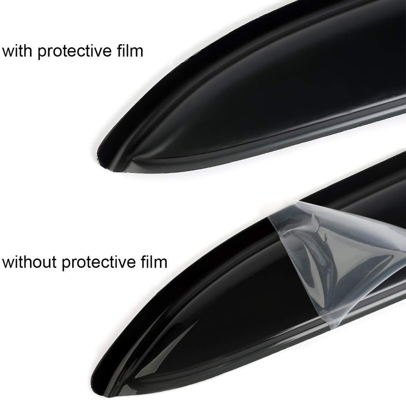 4Pcs Original Shatterproof Rainproof Window Wind Deflectors for Equinox 18-24,Ou gallery