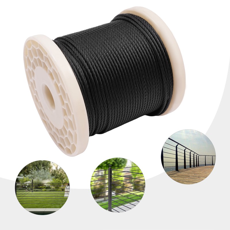 7×7 Strands Cable Rope 220ft Cable Rope for Railing System 316 Stainless Steel gallery
