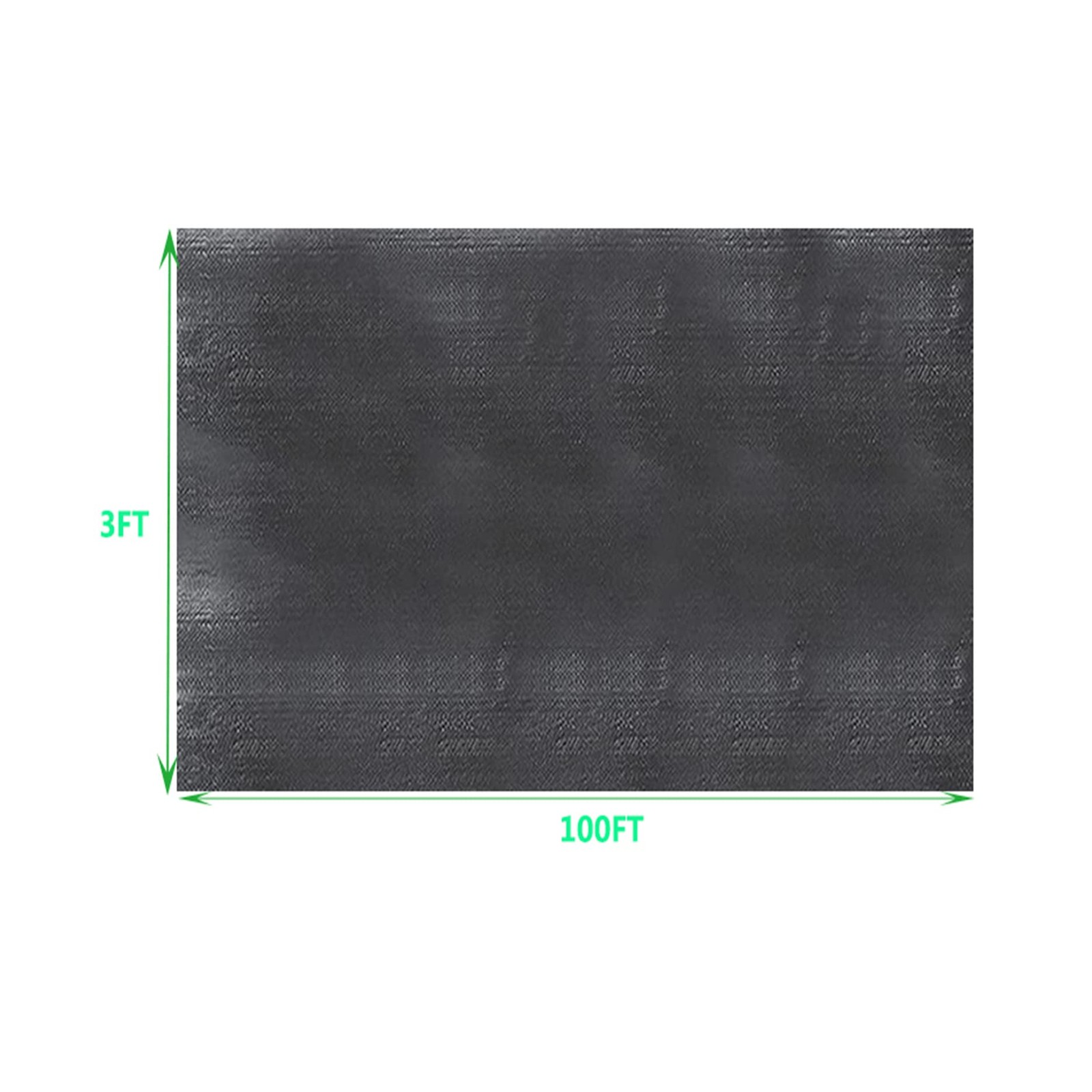 LiGuVCY 3FT*200FT Weed Barrier, 3.2 oz Garden Ground Cover Fabric, Heavy Duty gallery