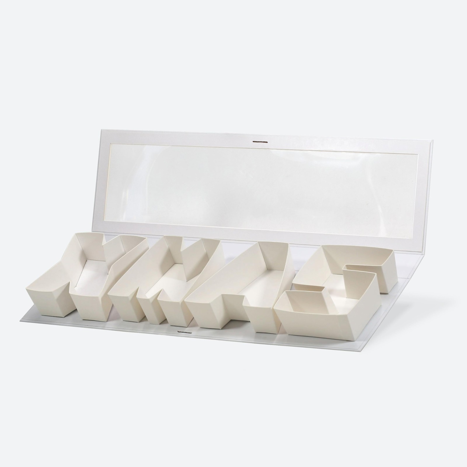 White Window 21x6x2 In 4Letter Christmas Box Gift Wrapping XMAS Carton gallery