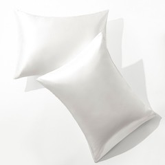 2 Pieces Soft Soft Satin Pillowcase, Machine Washable, Standard/Queen/King/CK