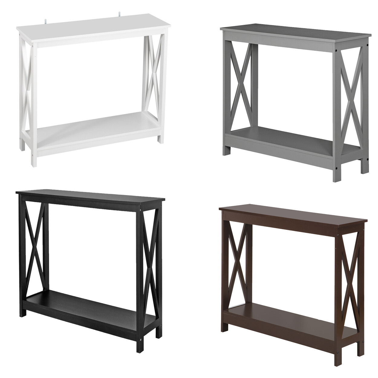 Multi-Color Console Table For Entryway Storage Shelf Entry Accent Sofa Modern gallery