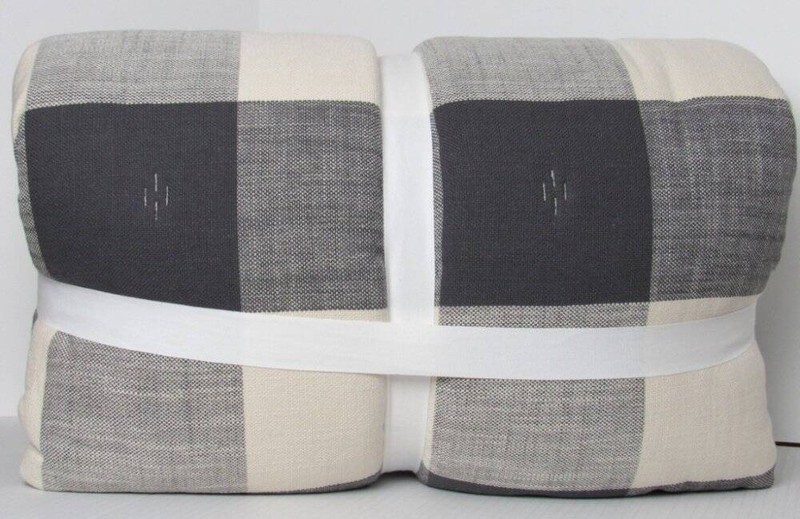 Pottery Barn Bryce Comforter Full Queen & S/2 Standard Shams Charcoal NWT gallery