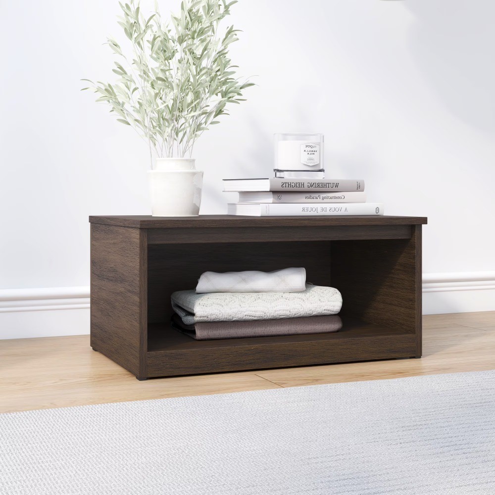 Mainstays Ardent Open Shelf Modular Storage System, Walnut gallery