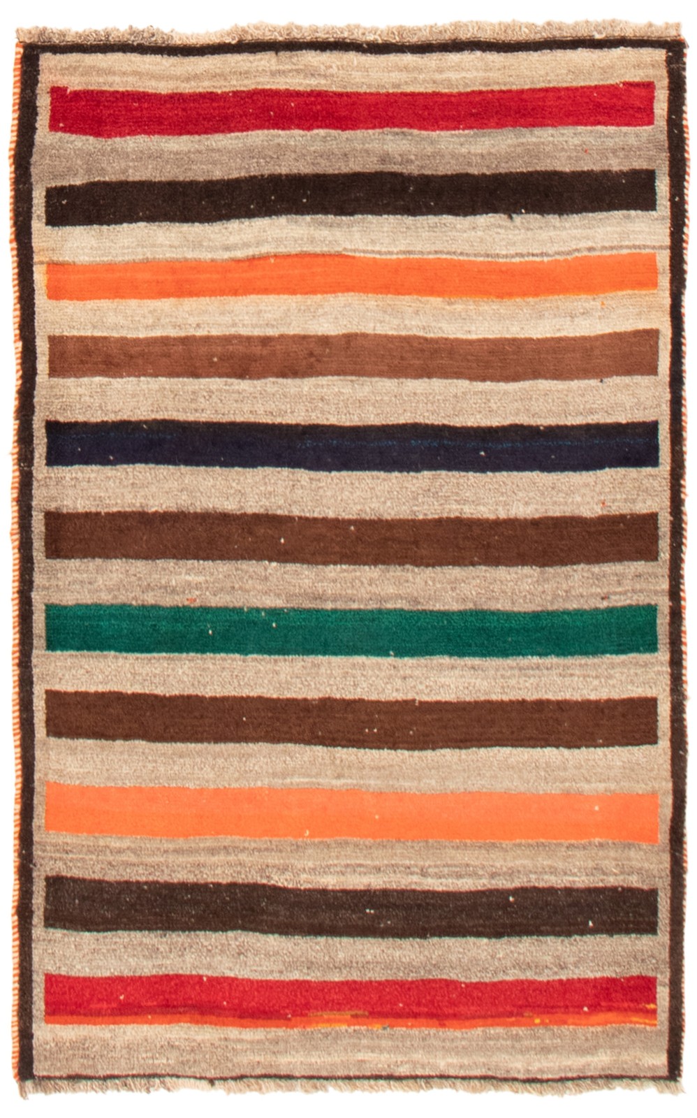 Hand Knotted Area Rug 3'4" x 5'5" Traditional Oriental Wool Carpet gallery