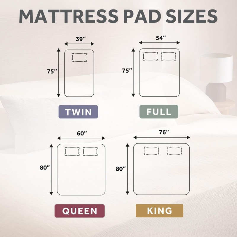 Sunbeam Polyester Wi-Fi Connected Mattress Pad, Electric Blanket, 10 Heat Set... gallery