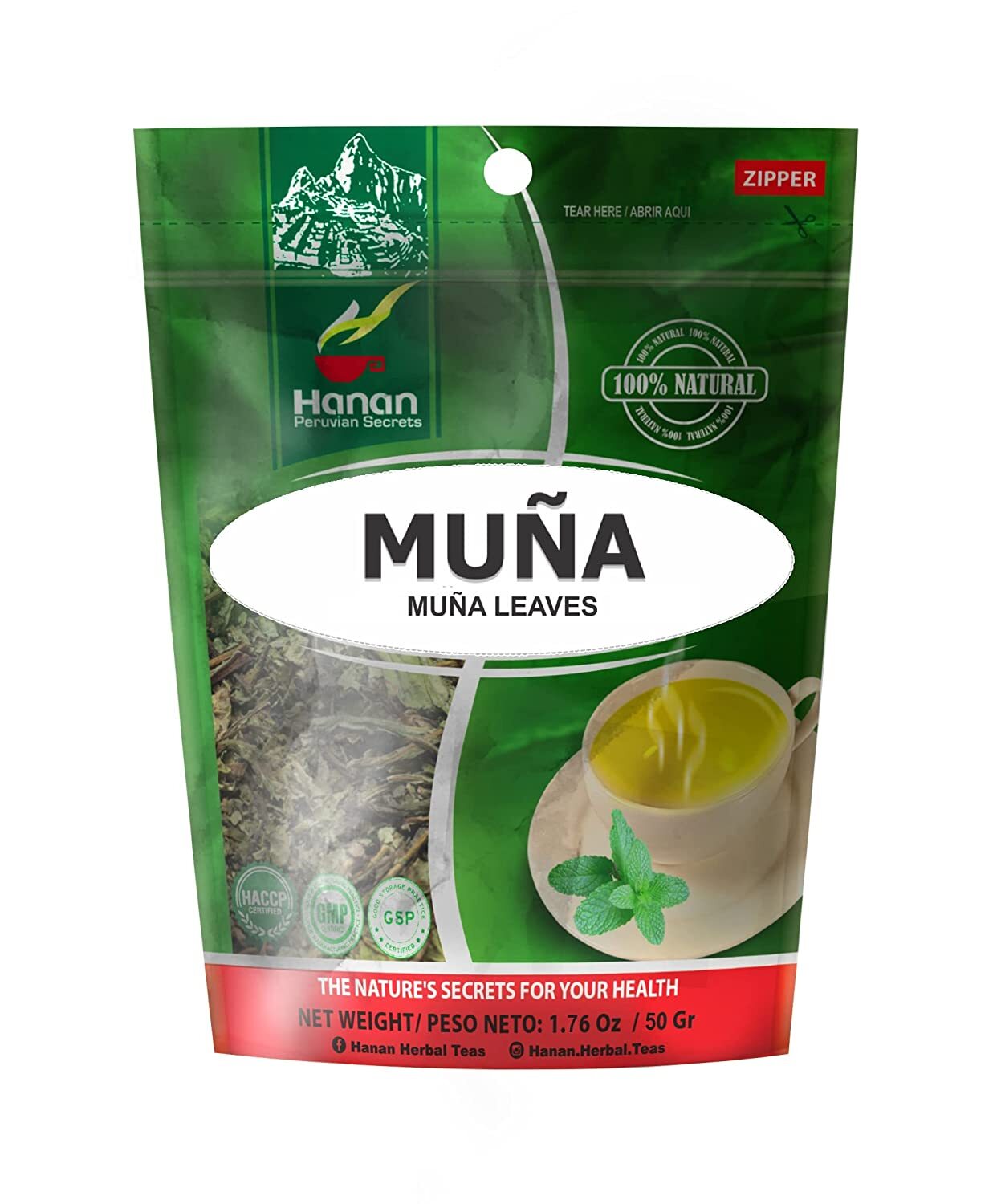 Hanan Peruvian Secrets Andean Mountains Mint Leaves (Te de MUÑA) gallery