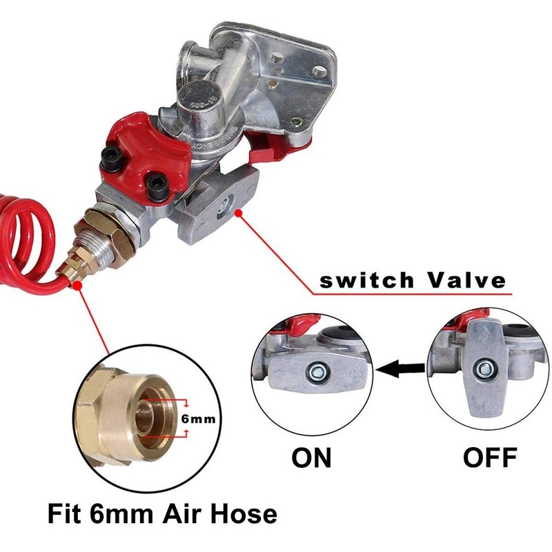 Emergency Gladhands 1 Pair Valve Switch Universal Brake Coupling for Truck gallery