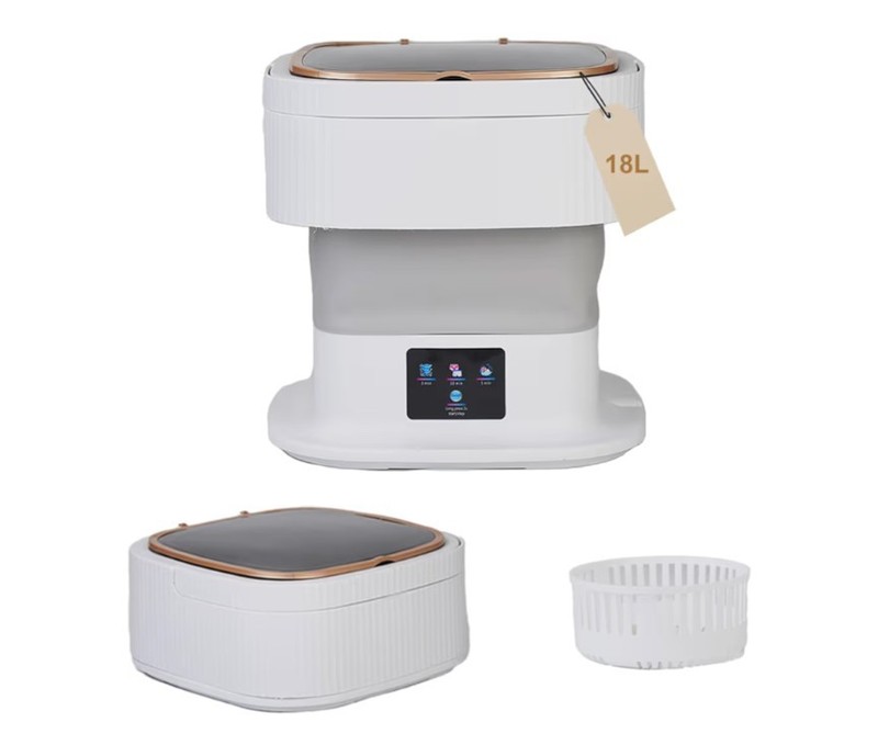 18L Portable Washing Machine Mini Compact Twin Tub Washer Spinner Open Box gallery