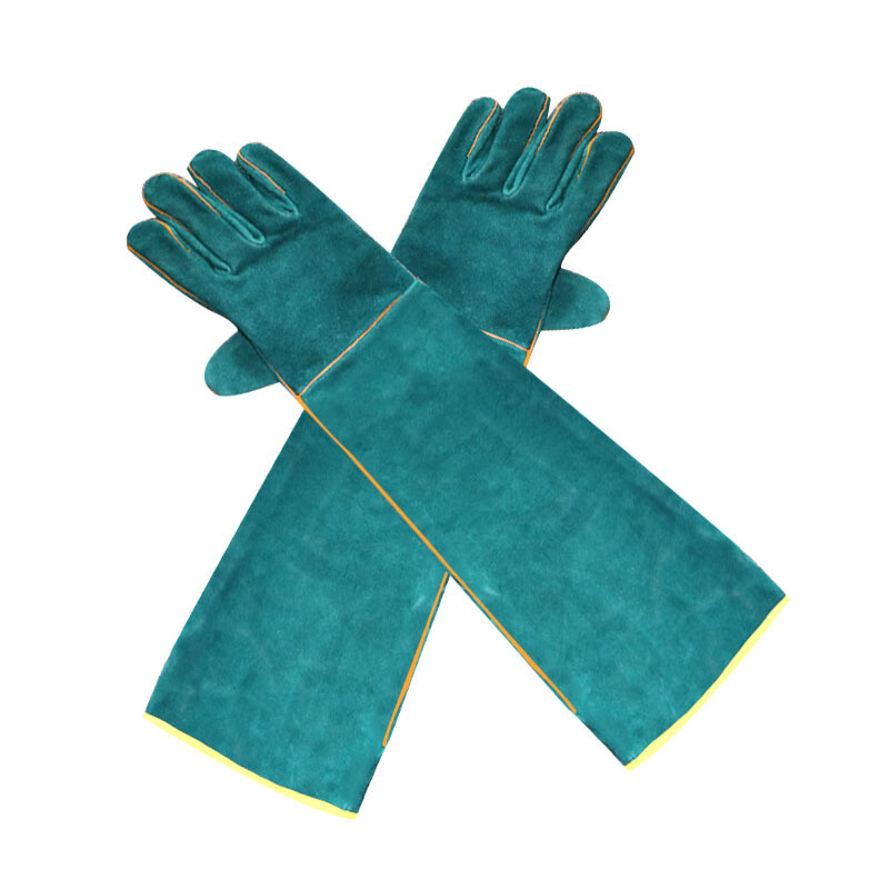 Animal Handling Anti Bite Gloves Training Cat Dog Pet Leather Safety Protective gallery