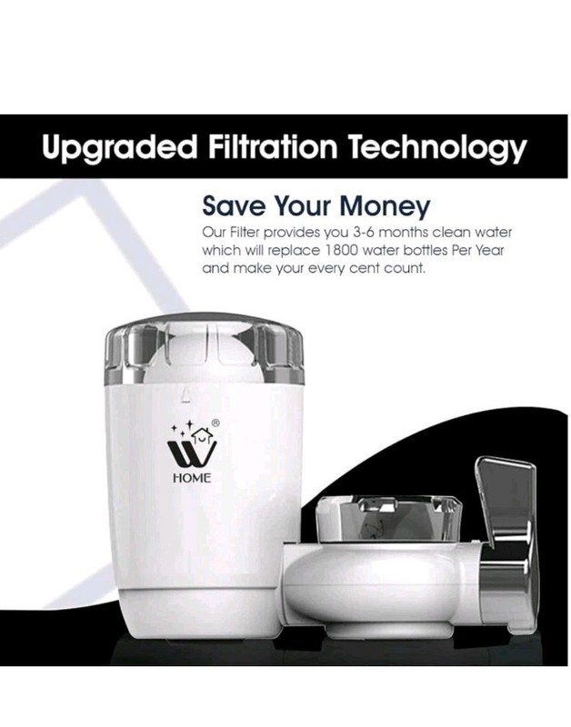 Faucet Filter, Highly Efficient Filtration Performance, Reduces Lead, Chlorin... gallery