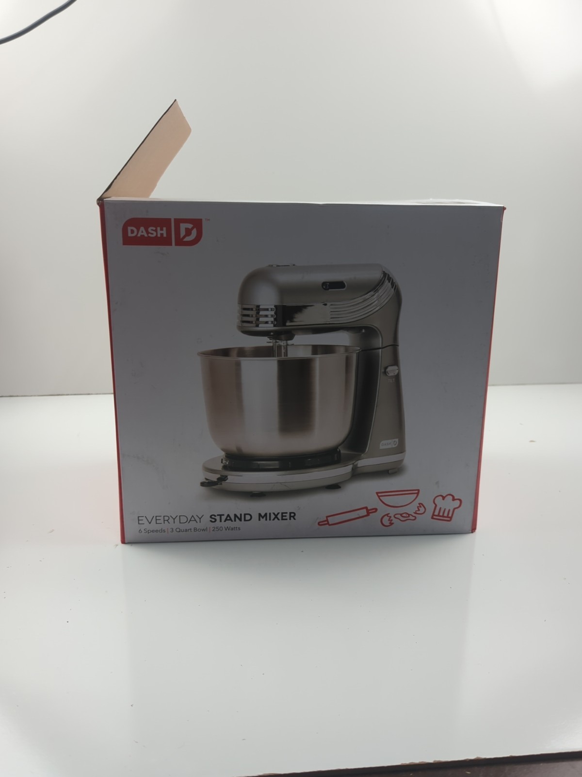 Dash Stand Mixer (Electric Mixer for Everyday Use): 6 Speed Stand Mixer with 3 q gallery