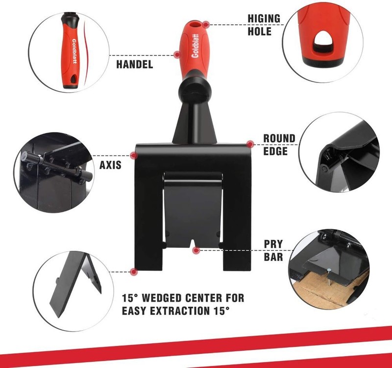 Goldblatt Trim Puller, Removal Multi-Tool for Commercial Work Waterproof NEW gallery
