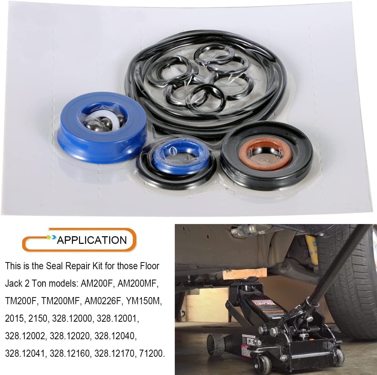 29PCS AM200F Floor Jack Seal Repair Kit for Matco Floor Jack 2 Tons, 2015, 2150 gallery