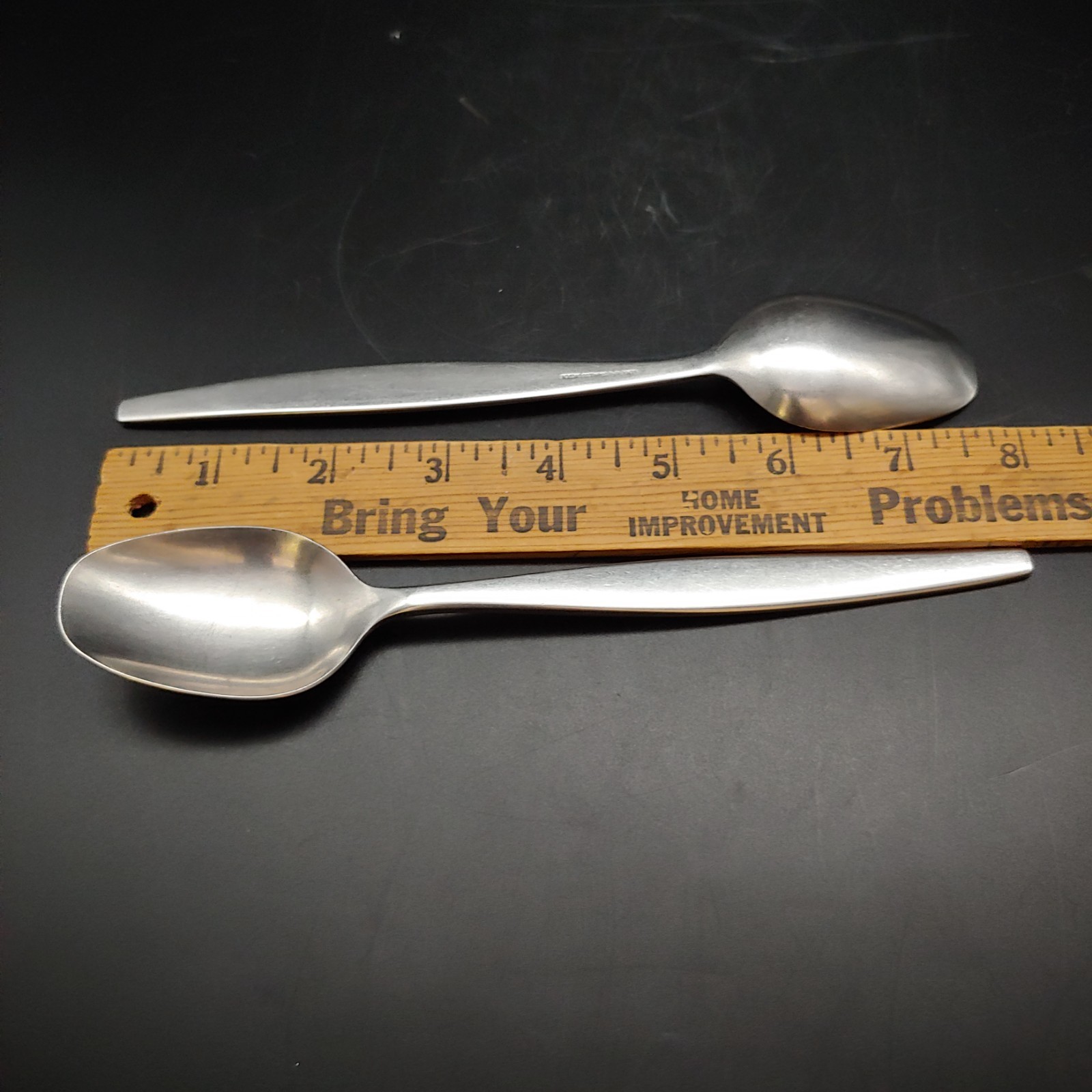 2 Gense Focus Tablespoons Serving Spoons - 7 7/8" Satin Stainless Steel Sweden gallery