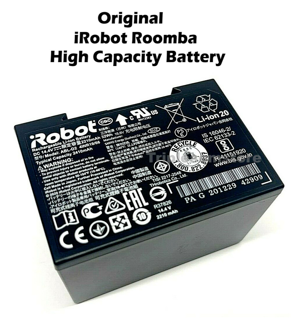 Genuine iRobot Roomba i1 i1+ High Capacity Lithium Ion Battery 2410mAh - ABL-D2 gallery