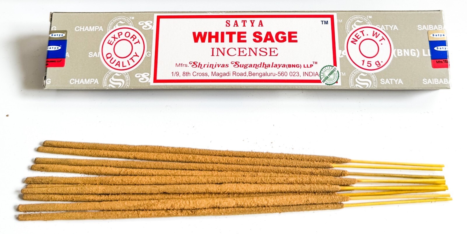 Satya Sai Baba Assorted 6 Boxes Incense Sticks - Total 90 gm - Sampler #3 gallery