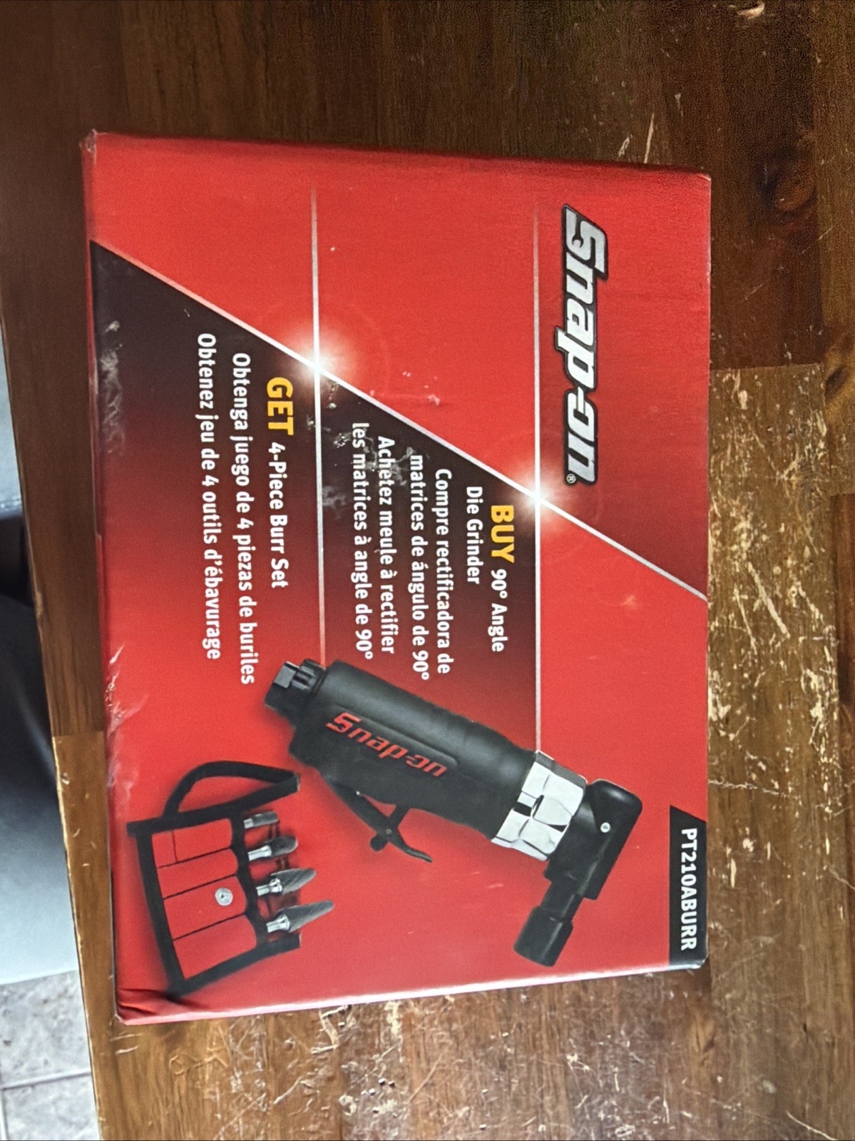Pneumatic 90 Degree Air Angle Die Grinder Snap-On PT210A gallery