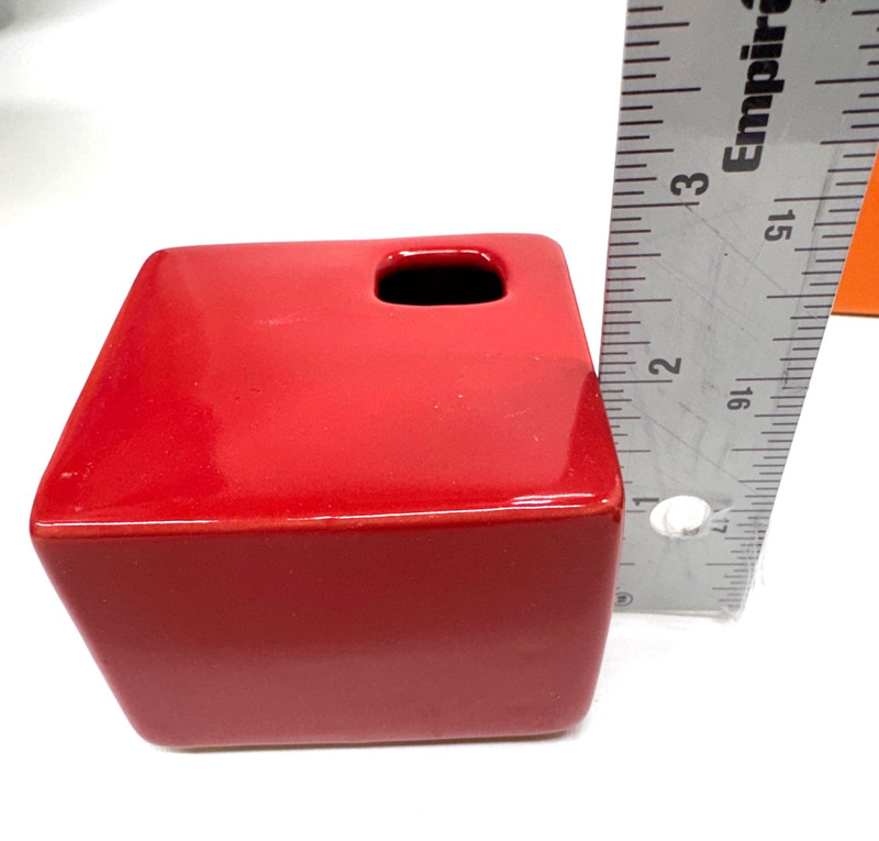 Chive.com Cube Ceramic Bud Herb Flower Vase Pick One 2.5" x 3" x 2” Pick 1 gallery