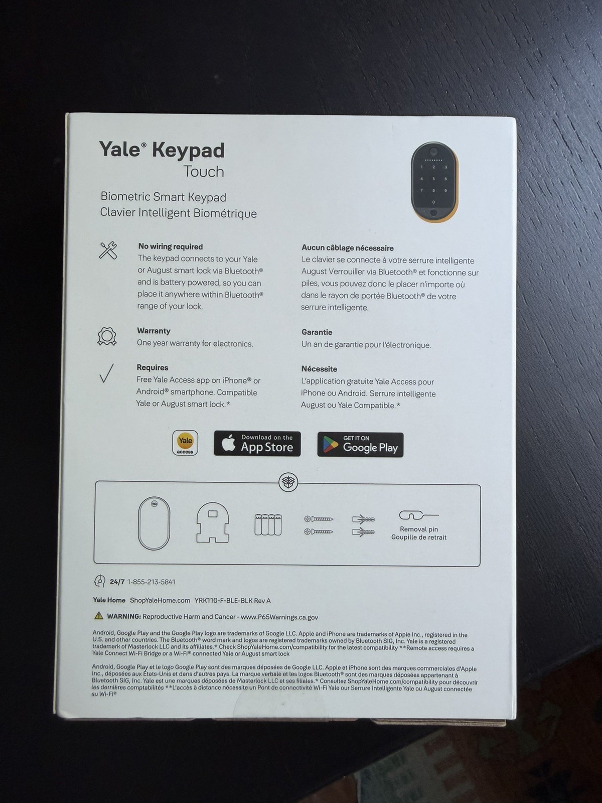 *New* Yale Keypad Touch for Yale Locks, Keyless Entry, Pin Code, Fingerprint gallery