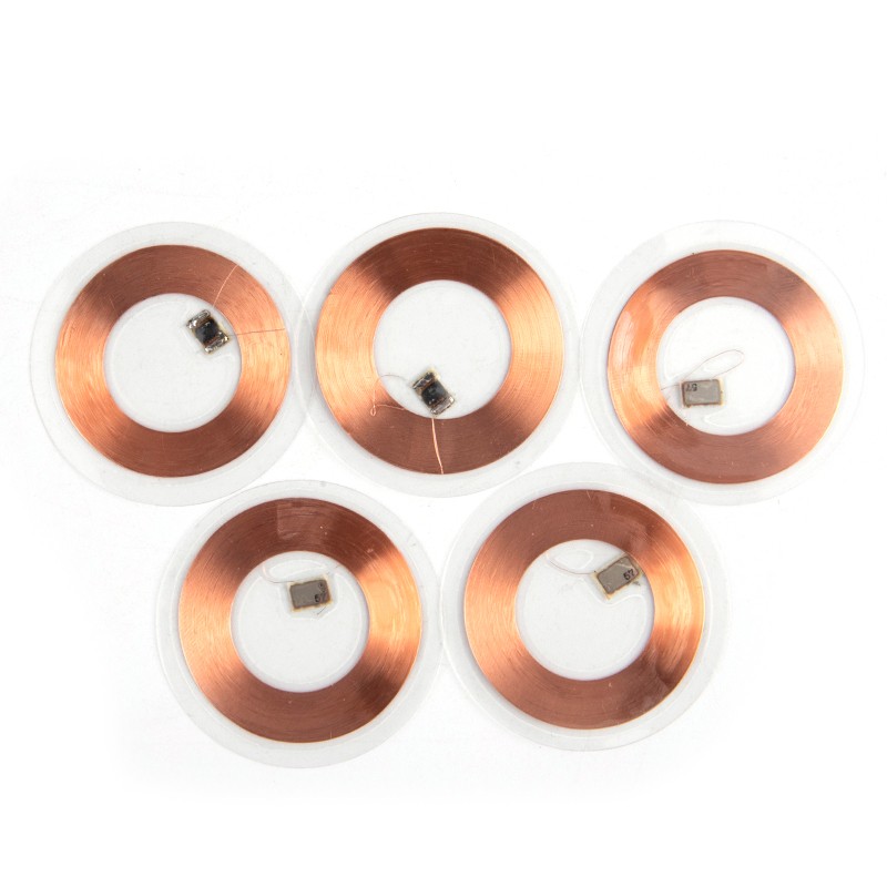 5Pcs 125KHz ID T5577 Writable Rewritable Copper Coil Coin Card Keyfob R“iy gallery