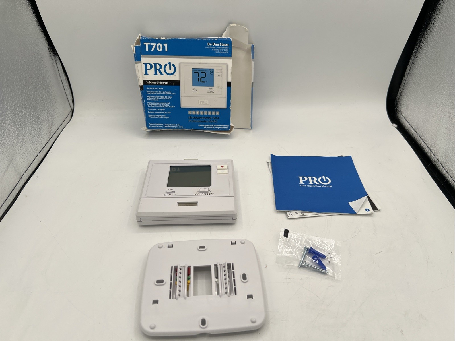 Pro1 T701 Digital Non-Programmable Thermostat (1H/1C) Professional Thermostat gallery