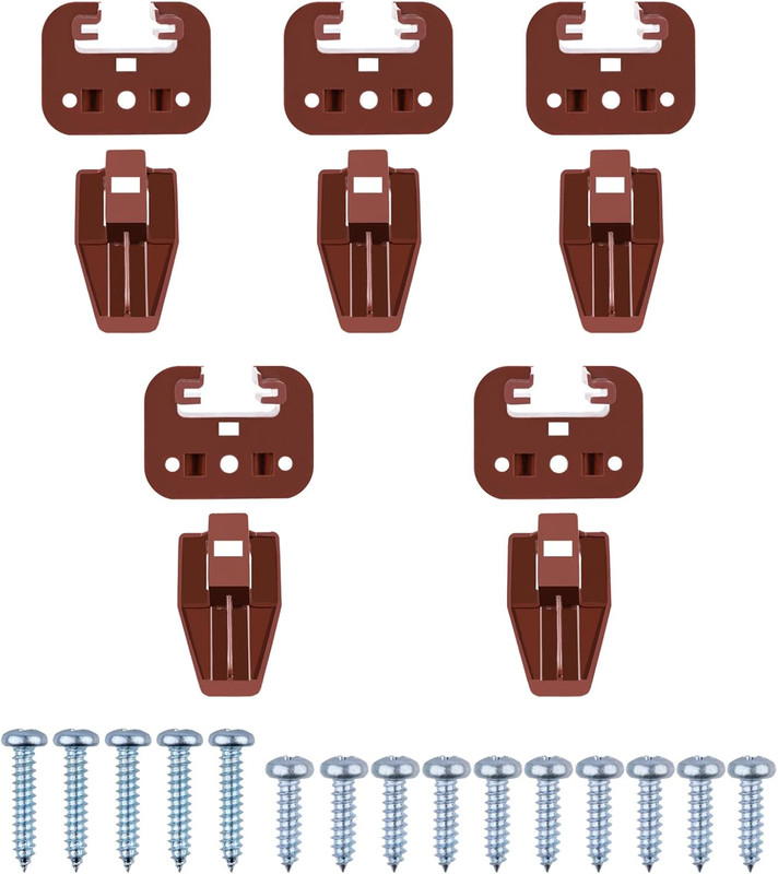 5 Sets for Kenlin Drawer Slide Track Guide Glide - Replacement Parts for Dresser gallery