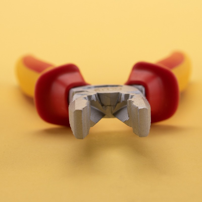 NWS 7" High Leverage Combination Pliers CombiMax VDE - Matte Chromium - SoftGrip gallery