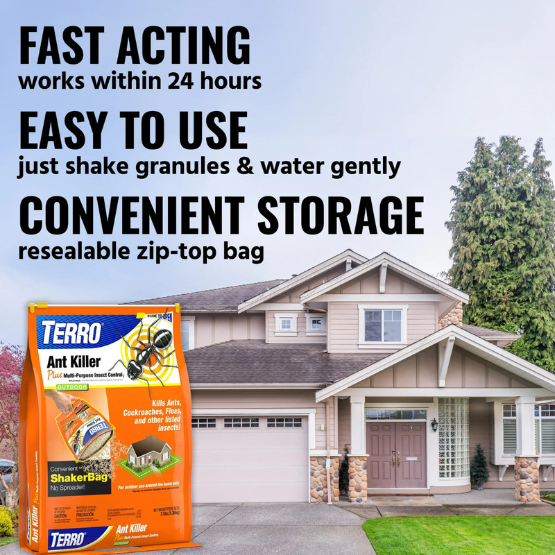 TERRO 3 lb Ant Killer Plus Multi-Purpose Insect Control 2pack gallery