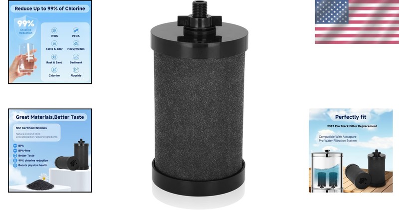 2387 Pro Filter Replacement, NSF/ANSI 42 Certified for Alexapure Water Filter Re gallery
