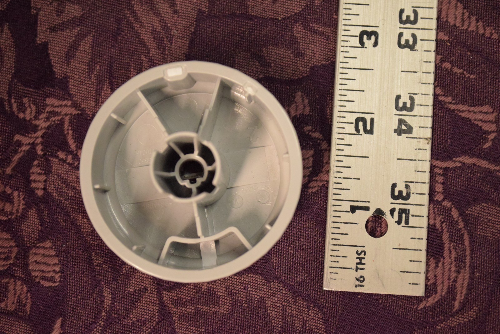 OEM Frigidaire Stack Unit Washer/Dryer Knob-Grey/White 5304524434 gallery