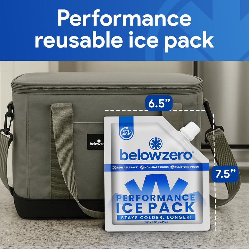 Best Below Zero Reusable Ice Packs for Coolers Long Lasting Cooler Pack Blocks gallery